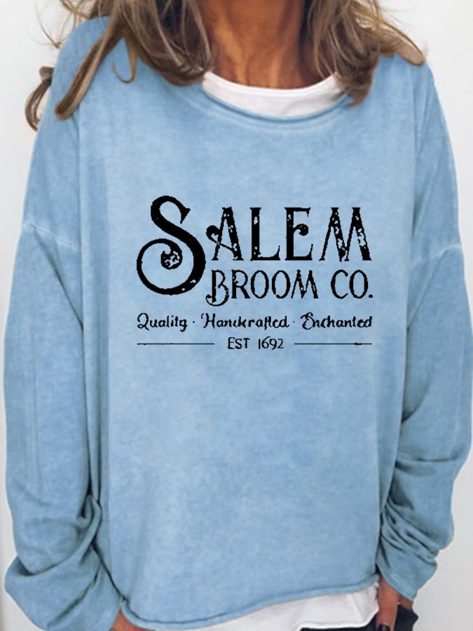 Letter Print Long Sleeve Sweatshirt