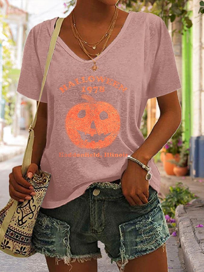 Women's Casual Printed Short Sleeve T-Shirt