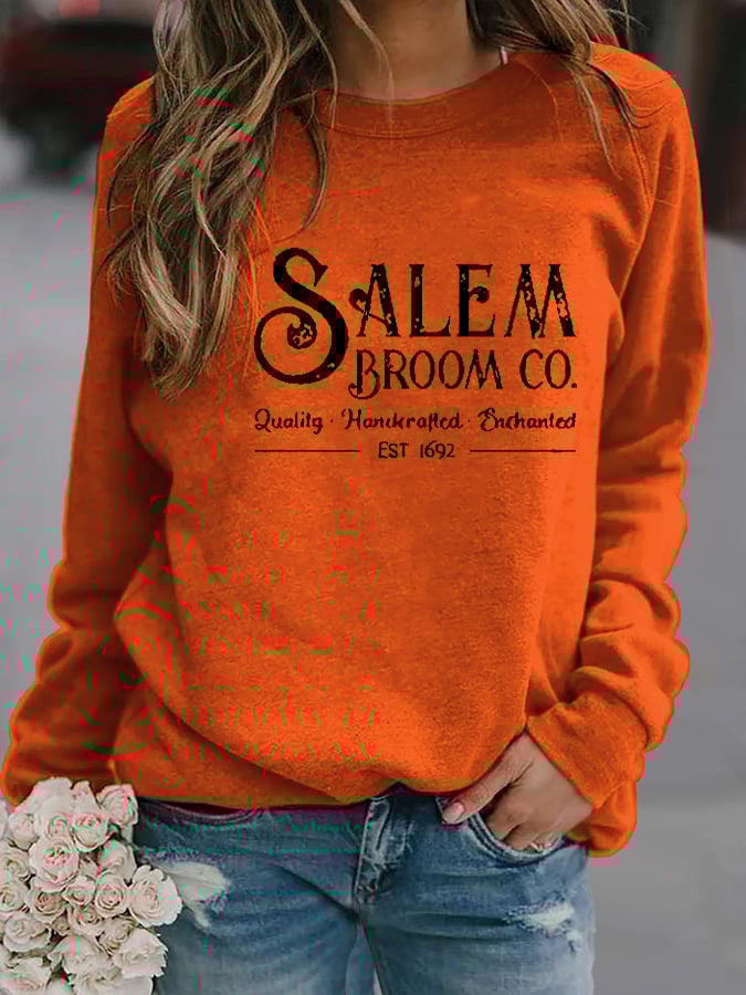 Letter Print Long Sleeve Sweatshirt