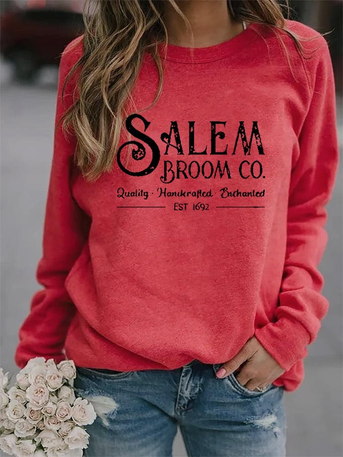 Letter Print Long Sleeve Sweatshirt