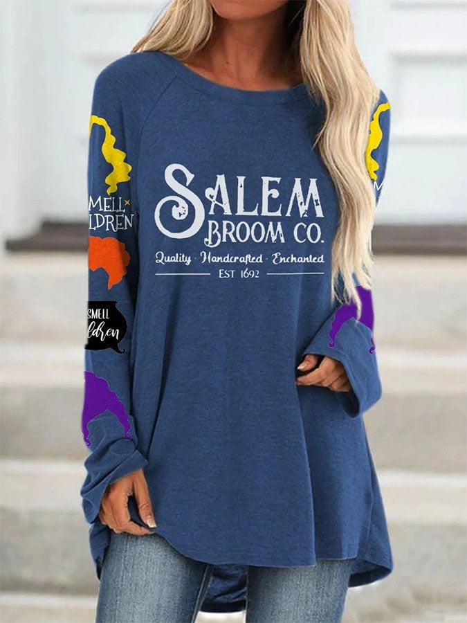 Fashion Print Long Sleeve T-Shirt