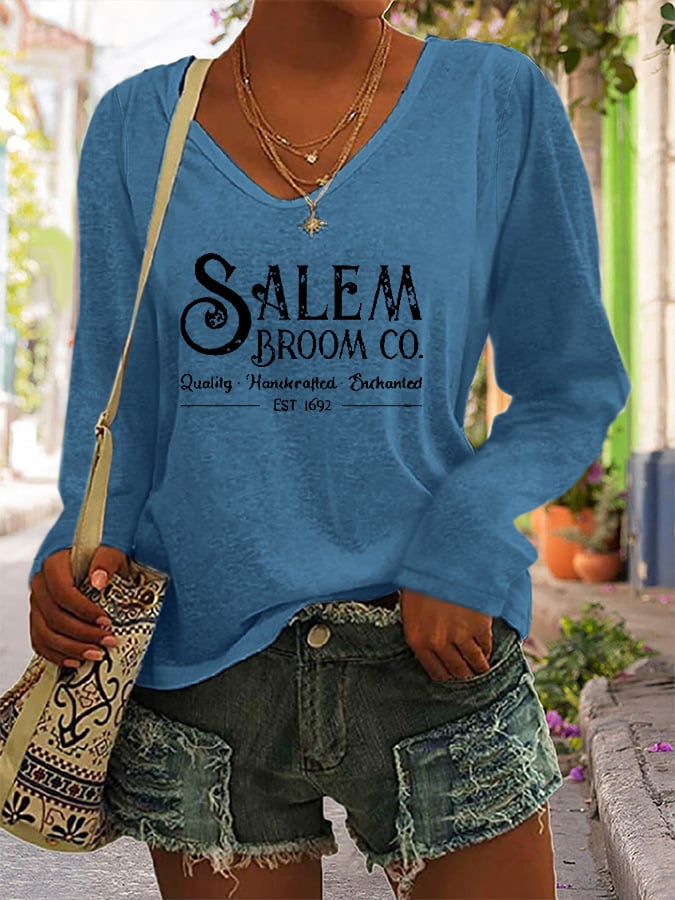 Fashion Print Long Sleeve T-Shirt