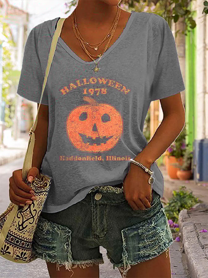 Women's Casual Printed Short Sleeve T-Shirt
