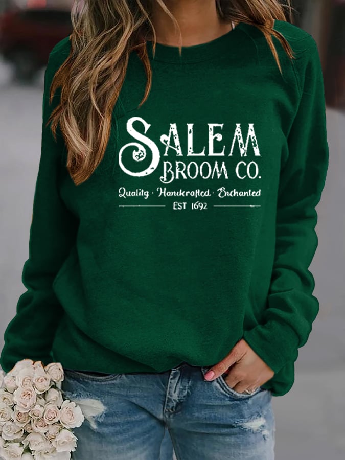 Letter Print Long Sleeve Sweatshirt
