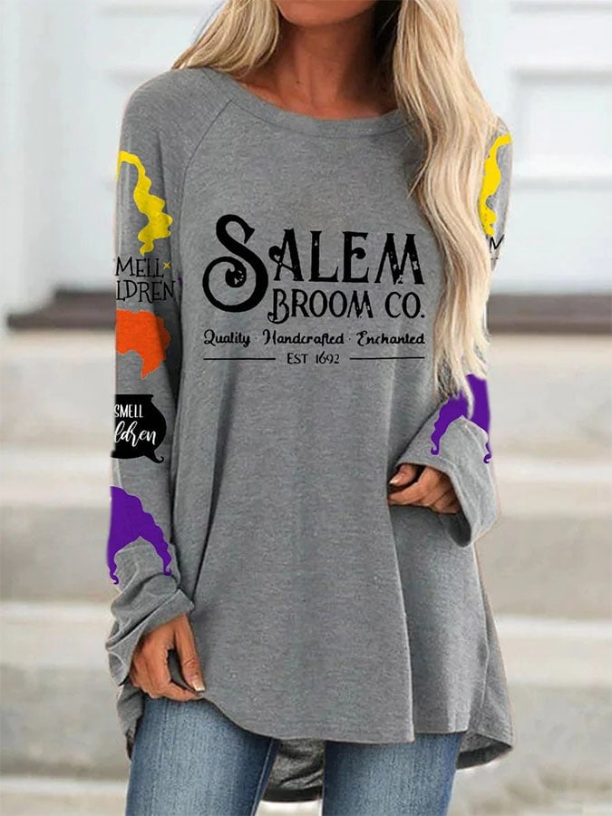Fashion Print Long Sleeve T-Shirt