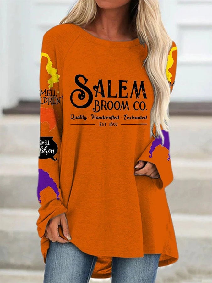 Fashion Print Long Sleeve T-Shirt