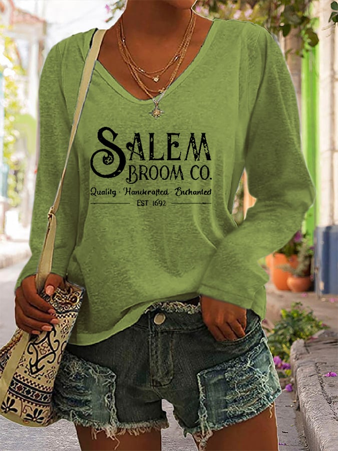 Fashion Print Long Sleeve T-Shirt