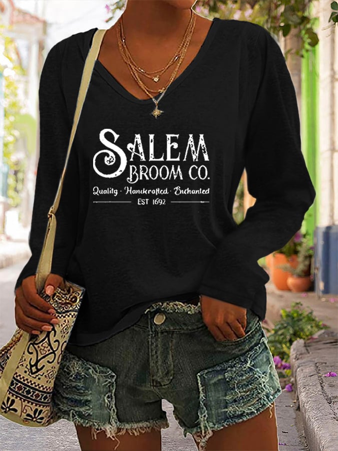 Fashion Print Long Sleeve T-Shirt