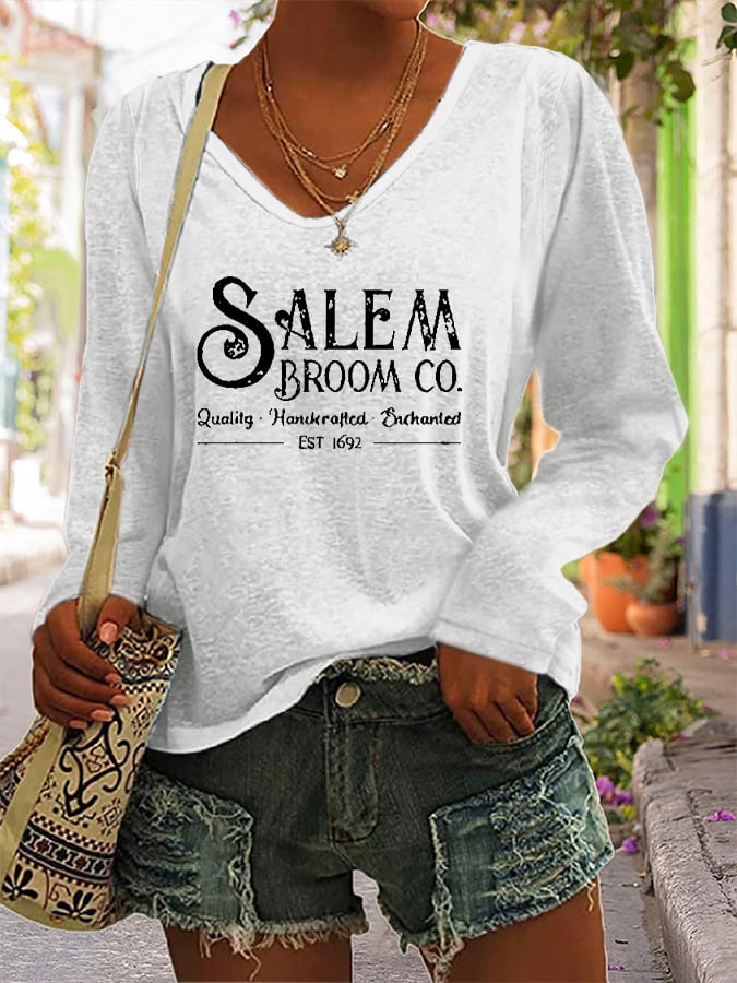 Fashion Print Long Sleeve T-Shirt