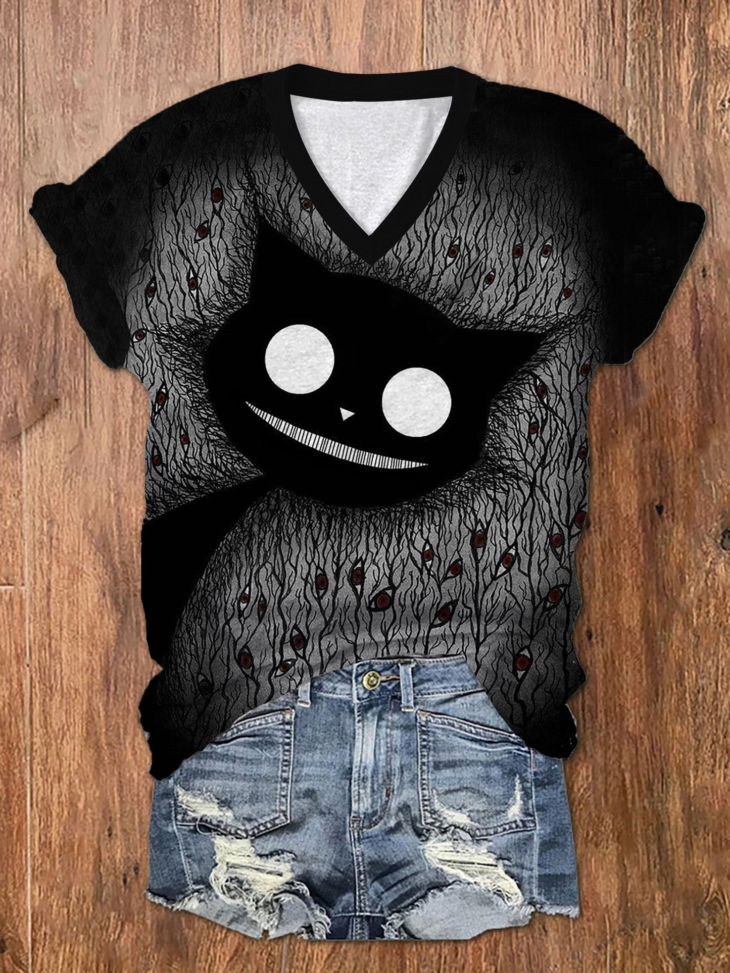 Women's Cute Cat Casual T-Shirts