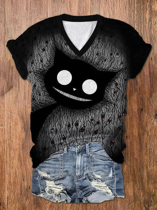Women's Cute Cat Casual T-Shirts