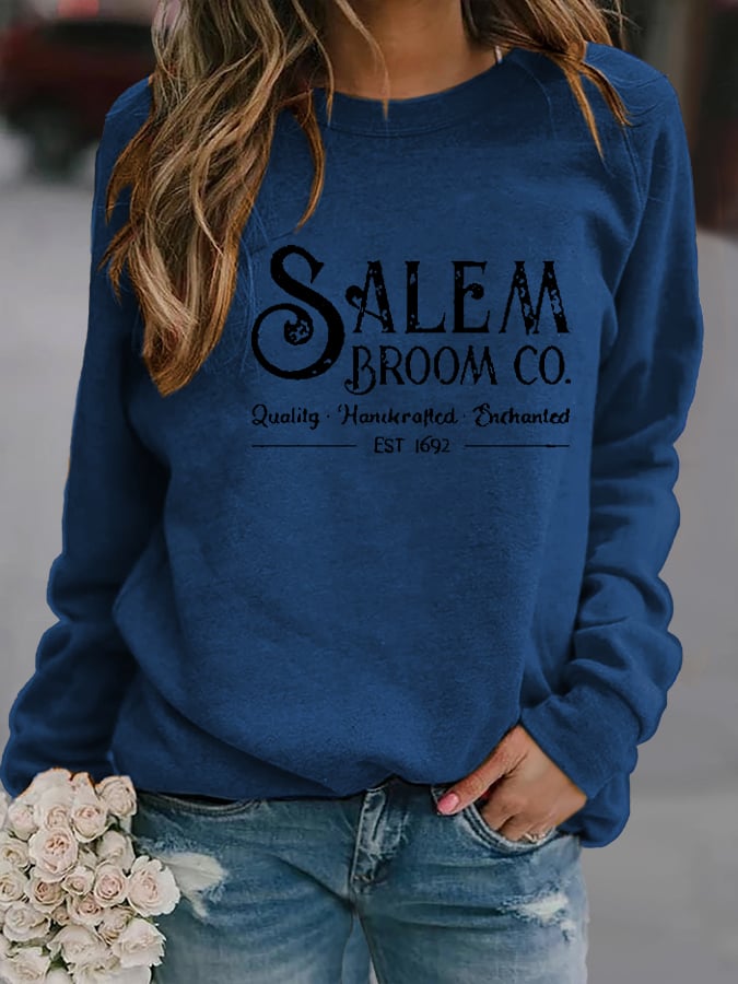 Letter Print Long Sleeve Sweatshirt