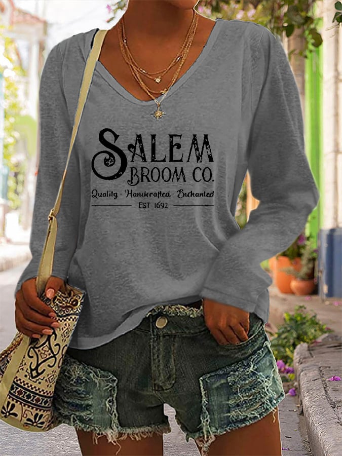 Fashion Print Long Sleeve T-Shirt