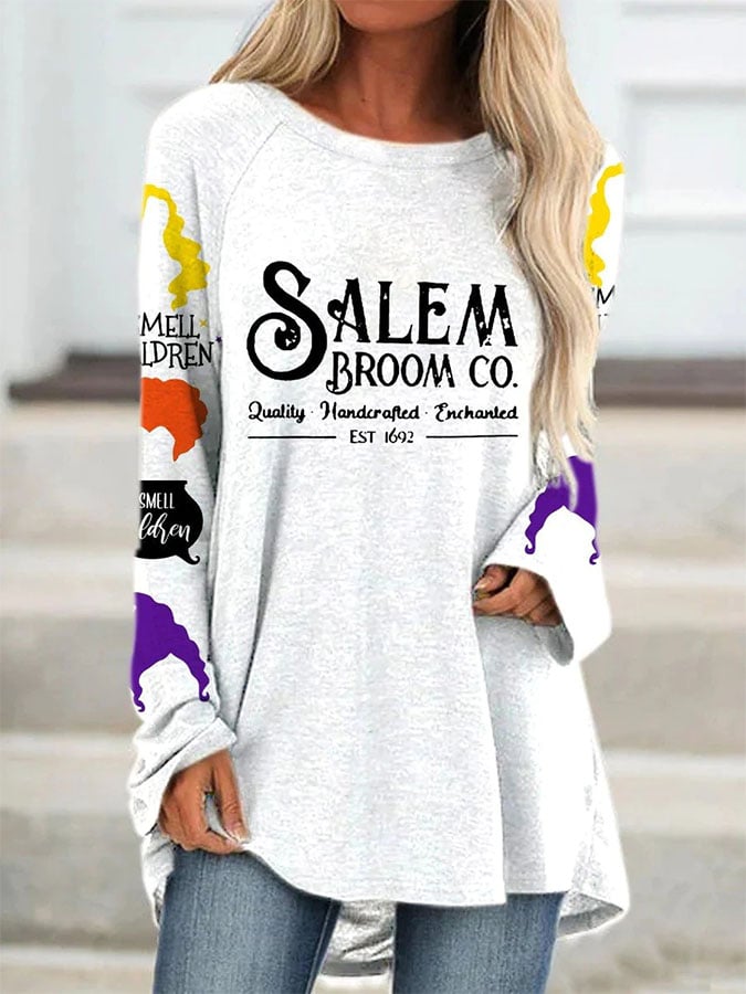 Fashion Print Long Sleeve T-Shirt