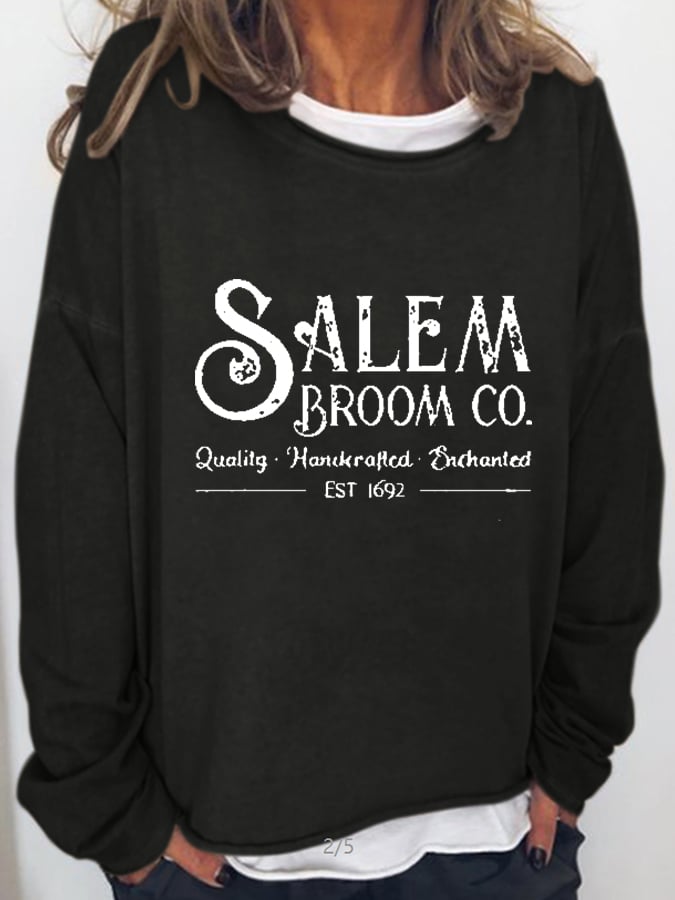 Letter Print Long Sleeve Sweatshirt