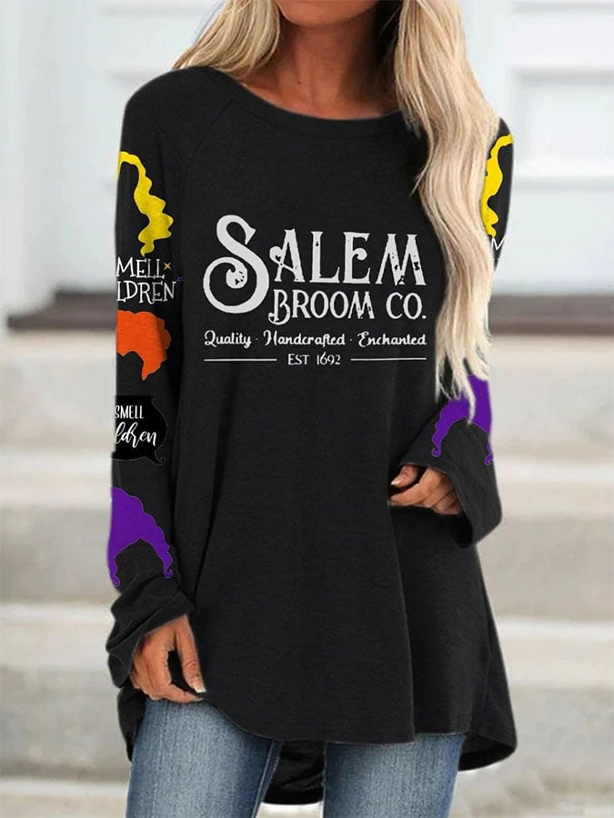 Fashion Print Long Sleeve T-Shirt