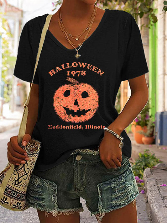 Women's Casual Printed Short Sleeve T-Shirt